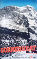 ZERMATT - GORNERGRAT 3136 M - BREITHORN 4171 M - affiche originale de A. Klopfenstein (1938)