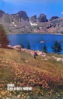 HAUT-VERDON - LE LAC D'ALLOS - affiche ancienne (années 70)